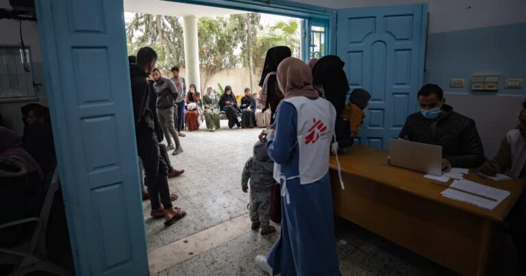In Gaza hospital, patients cling to MSF as Israel orders it out
