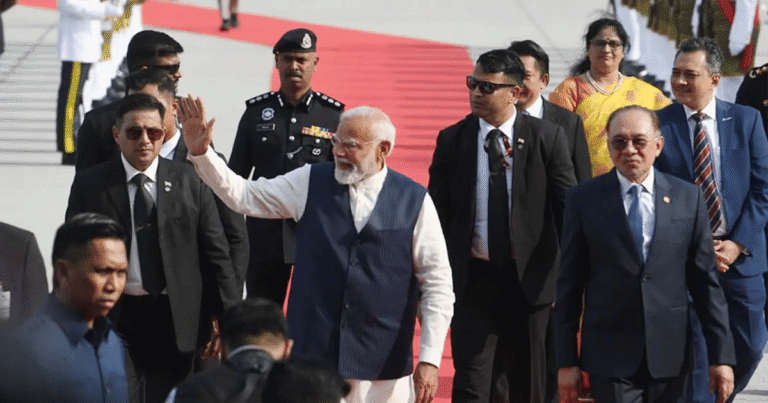 Modi arrives for 2-day visit